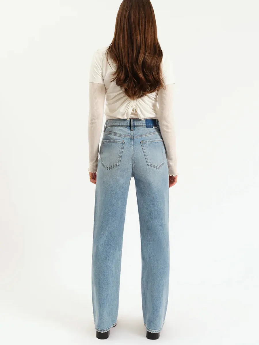 Effortless Fit DAZE DENIM CITY STRAIGHT HIGH RISE STRAIGHT LEG - BE MINE VINTAGE