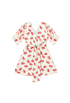 Deep V Day Gown - MINI - Rouge Fleur Timeless Shape Heart Tone