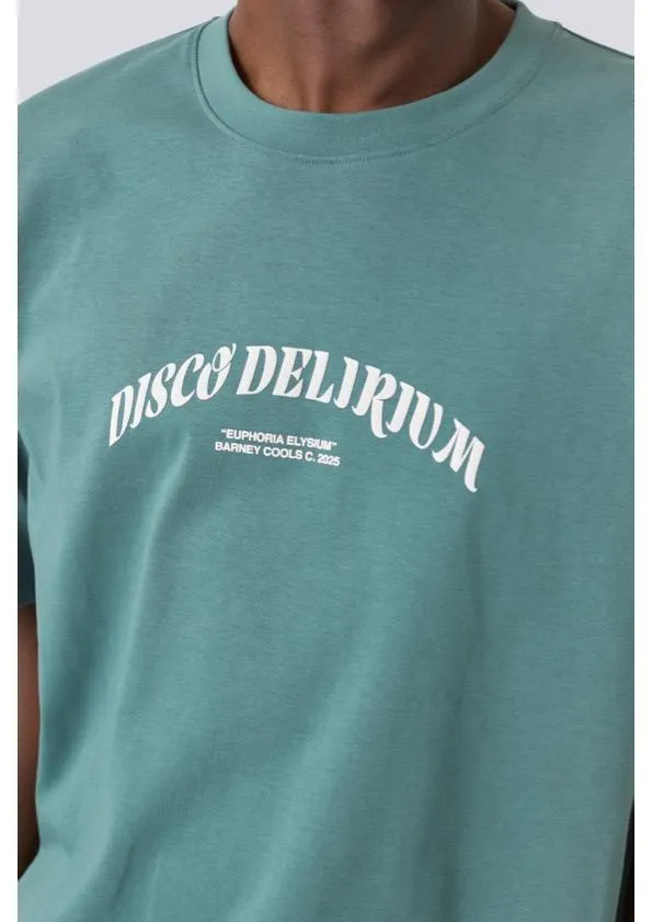 Delirium Tee College Green Breathable Ventilation Weighted Hem