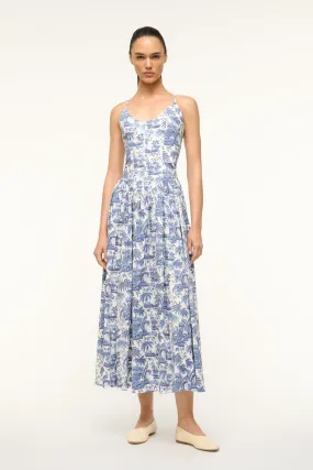 DENA DRESS | BLUE TOILE Fitted Design