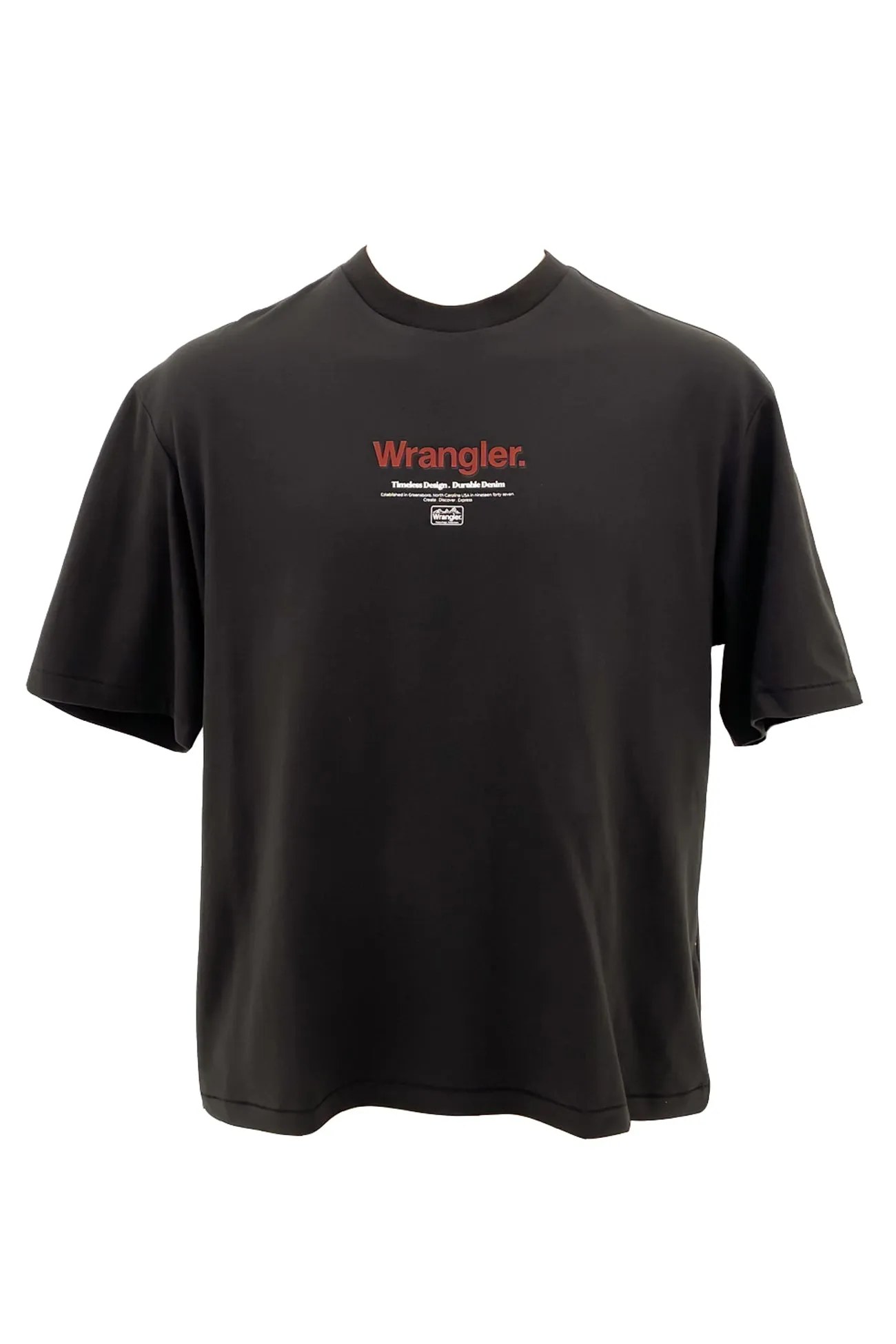 Discover Slacker Tee Worn Black NonFade Dye Formal top