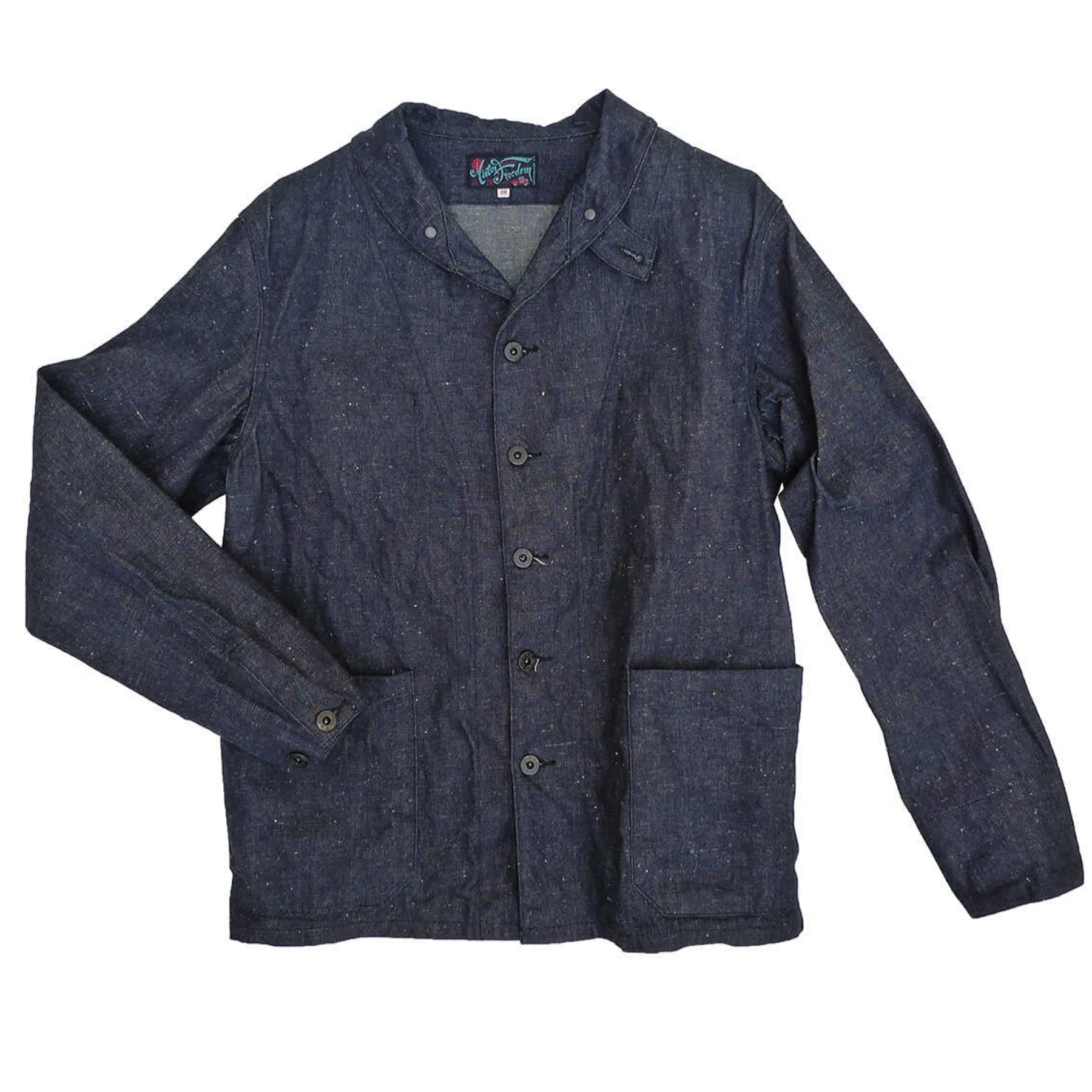 Cold Weather Subtle Color Tone Dockyard Jacket - Snow Denim