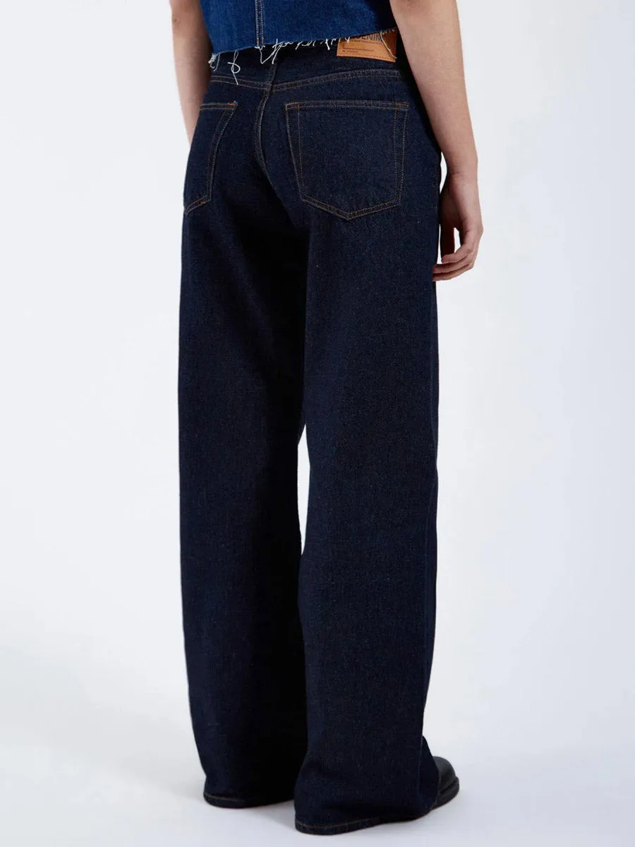 Double Stitched Neutral Shade DR DENIM RHUE JEAN - STREAM RINSE