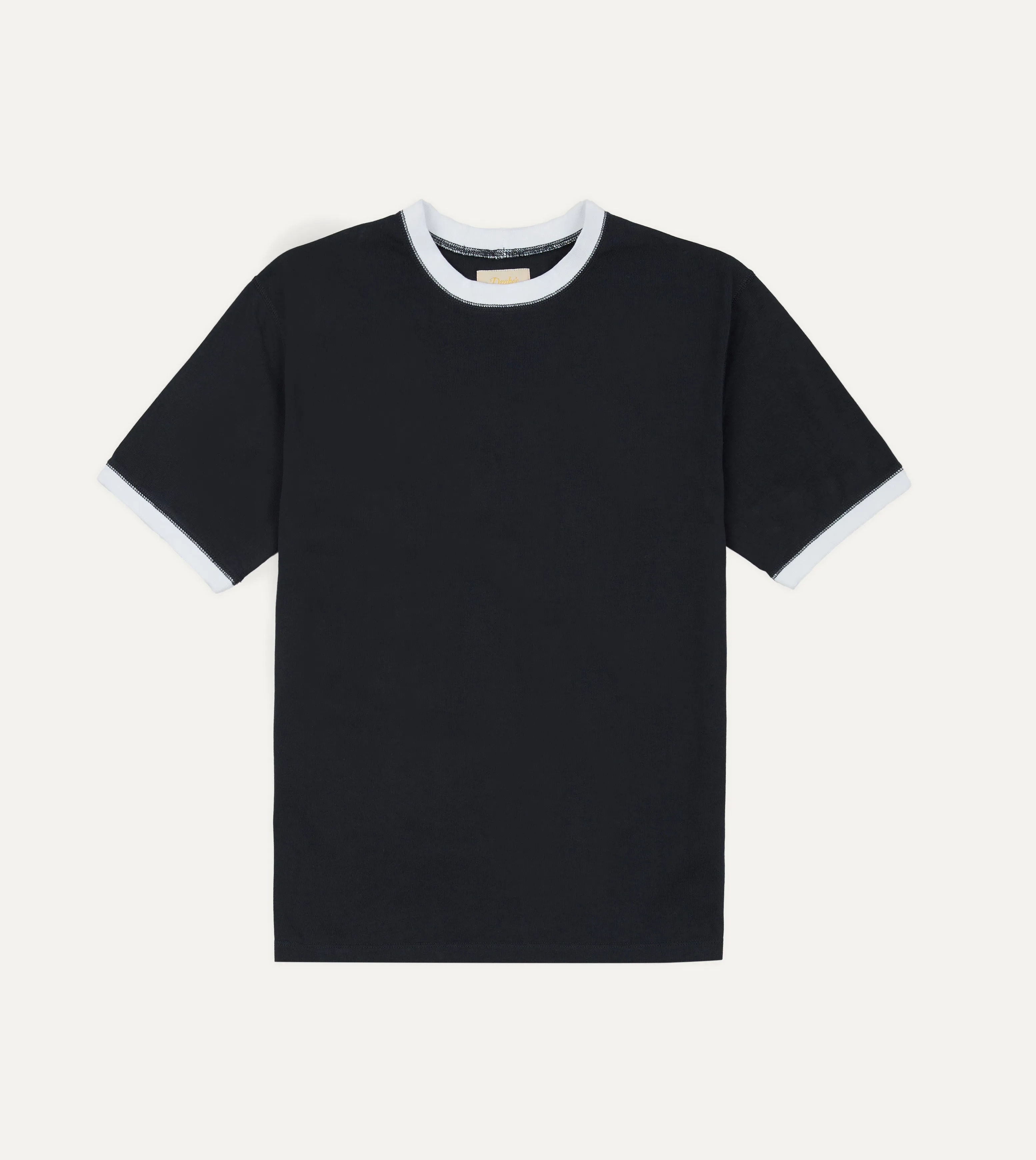 Everyday Wearable Drake's & Mr Camel Navy Ringer T-Shirt