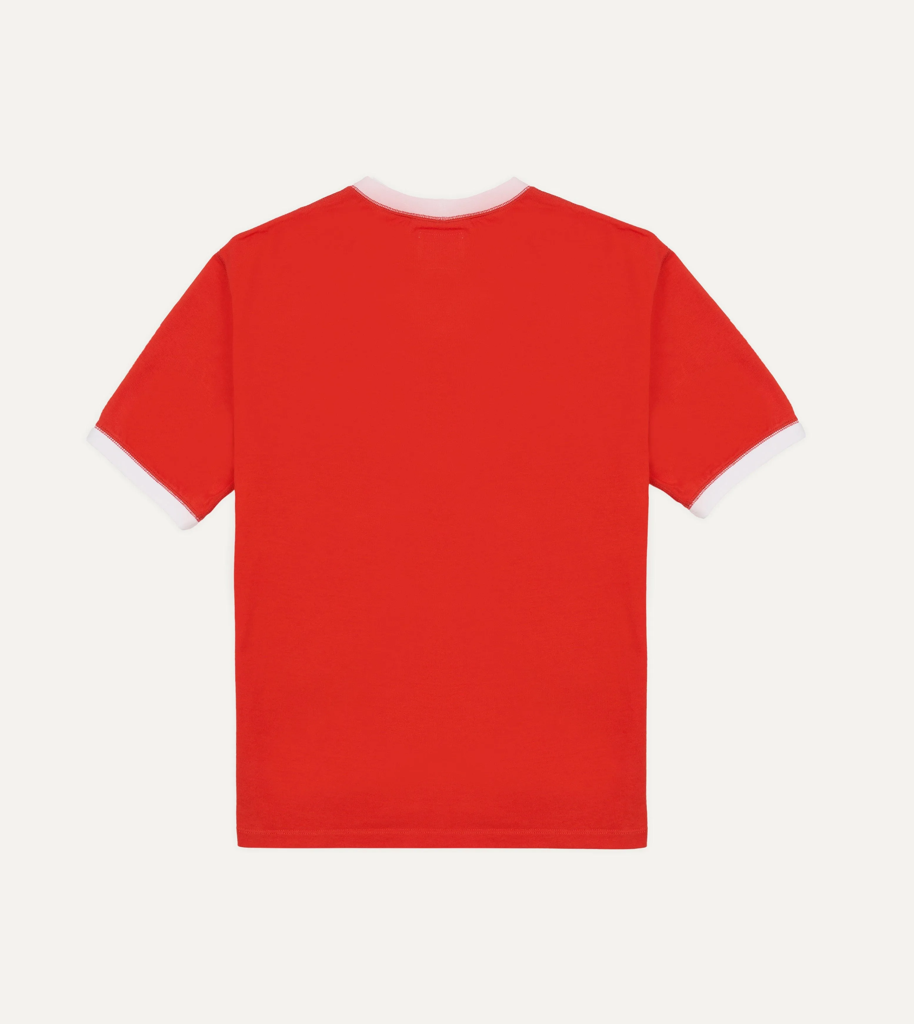 Chic Wearable Drake's & Mr Camel Red Ringer T-Shirt