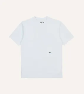 Drake??s and New Balance White Graphic T-Shirt Pilling Resistant Finish