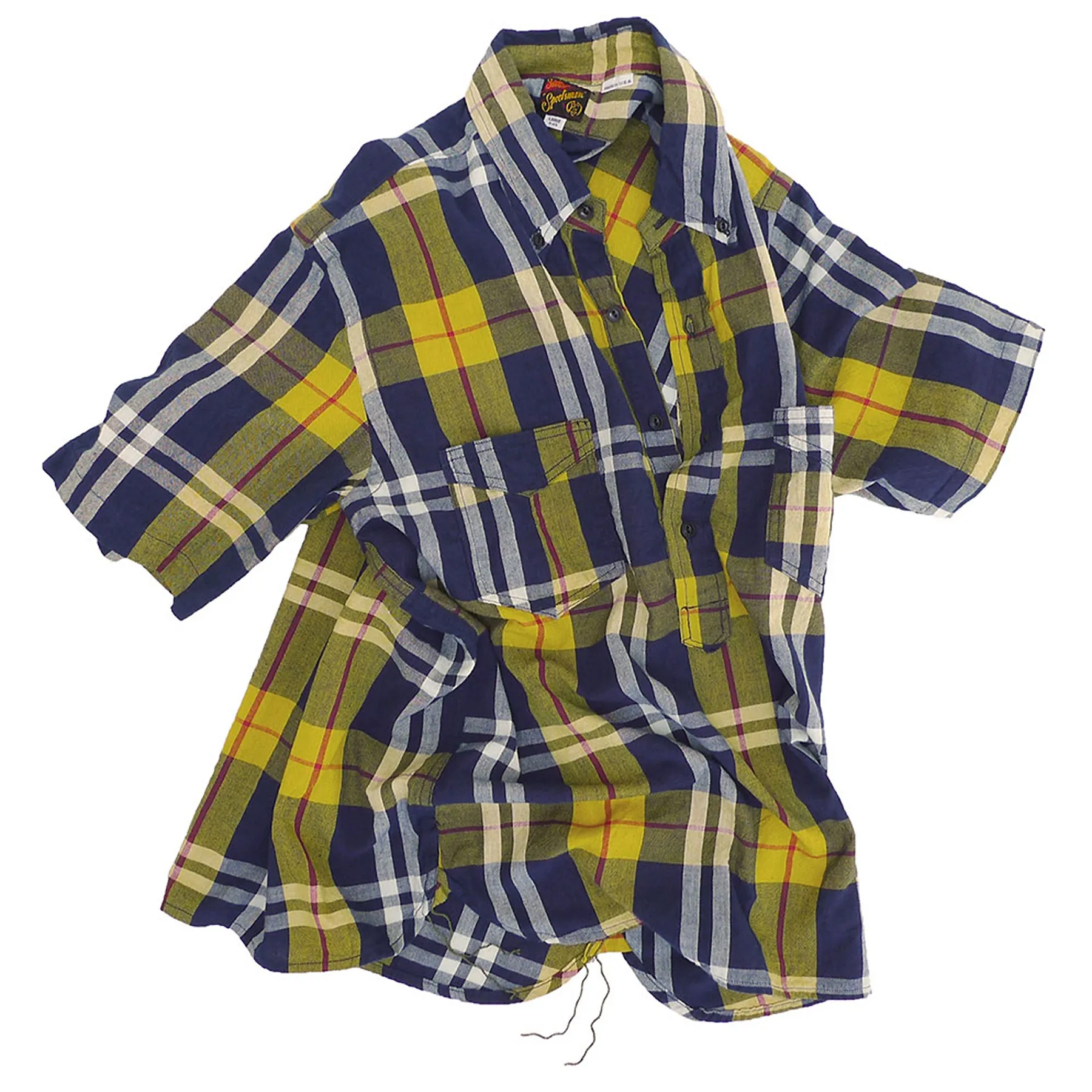 Non Iron Fabric Classy Detail Berkeley Pull Over Shirt - Safron