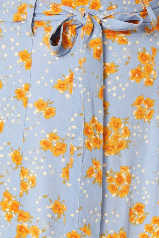 Cozy Comfort Dreamy Floral Midi Skirt