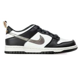 Nike Dunk Low 'Black White Metallic' GS (2022) Lined Upper