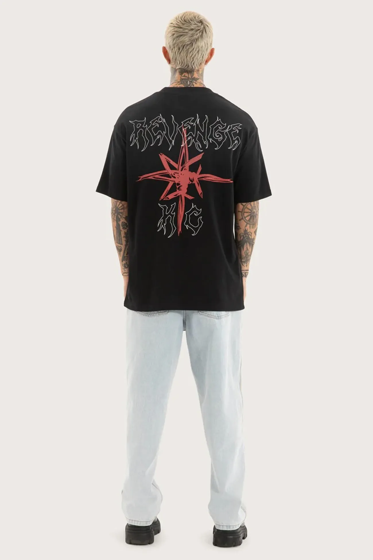 Coven Box Fit Tee Jet Black Eco friendly materials LongLastingDurability