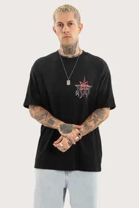 Coven Box Fit Tee Jet Black Compact TravelFriendly Design