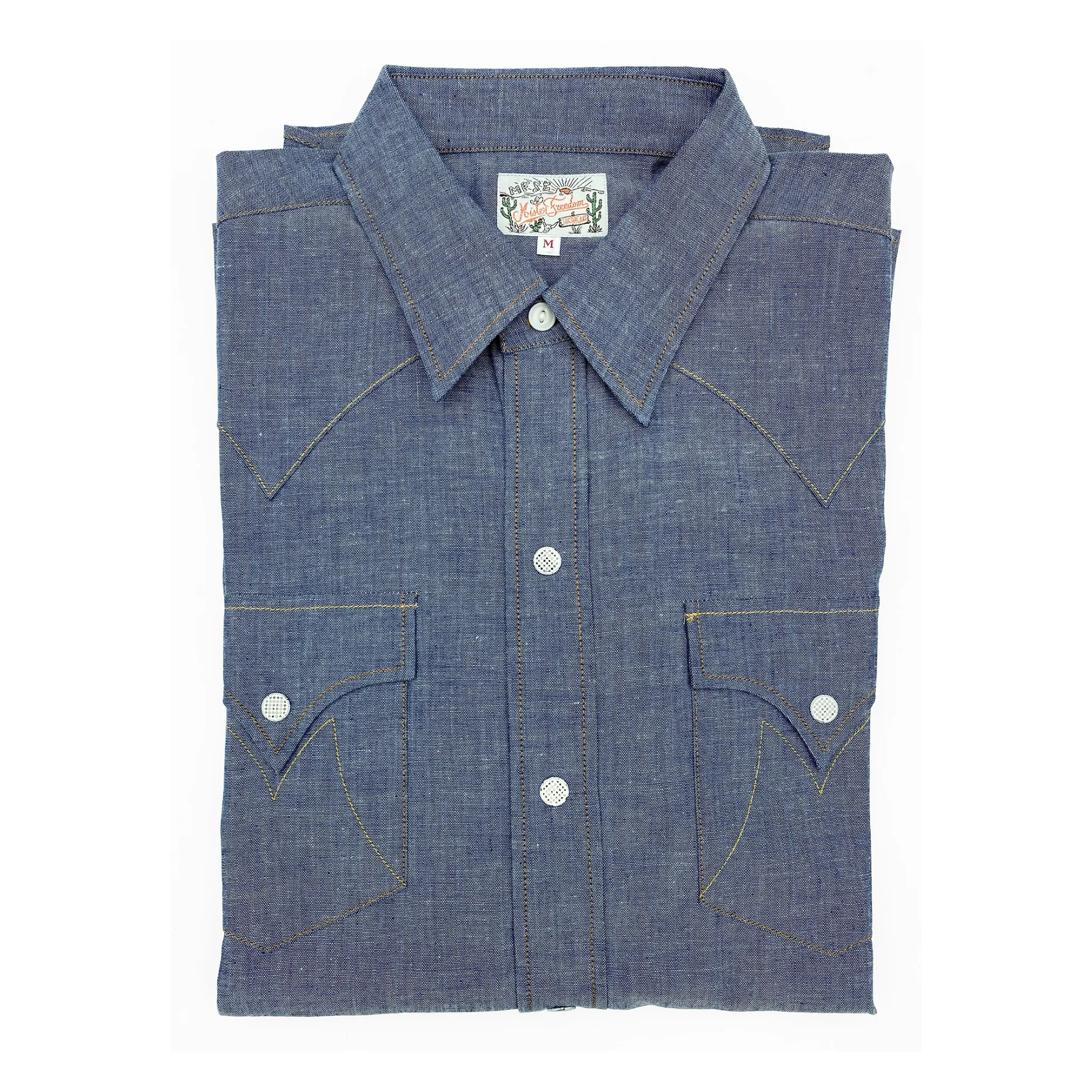 Workwear Style Seasonal Fashion Dude Rancher - BR Chambray
