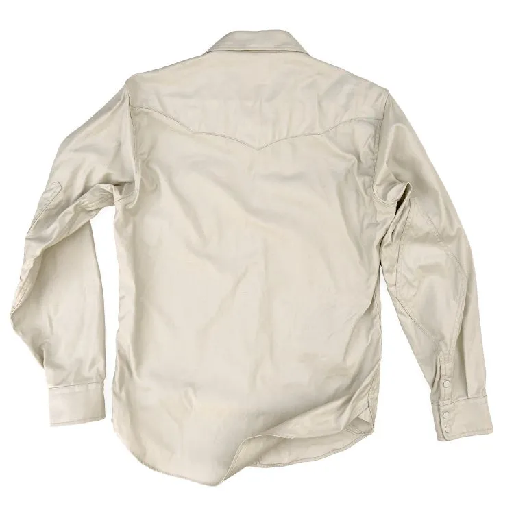 Matte Look Tall Length Dude Rancher Cotton Sateen - Wheat