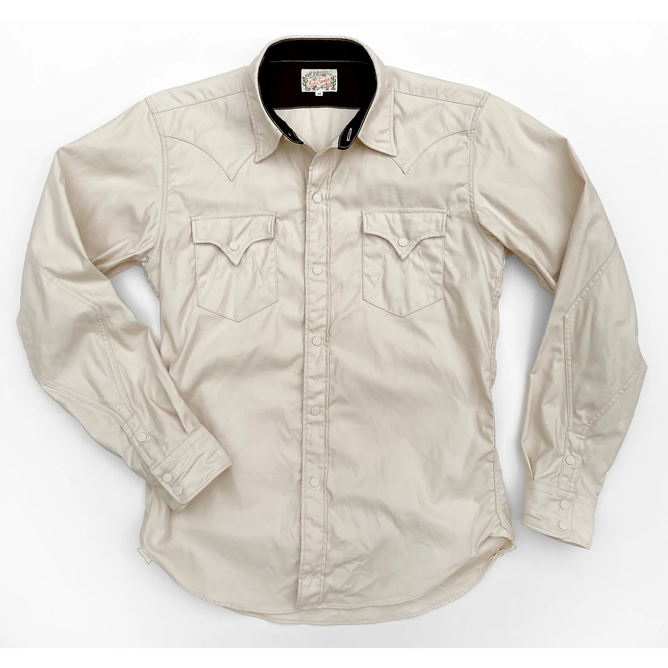 Pocket Detail Dude Rancher Cotton Sateen - Wheat