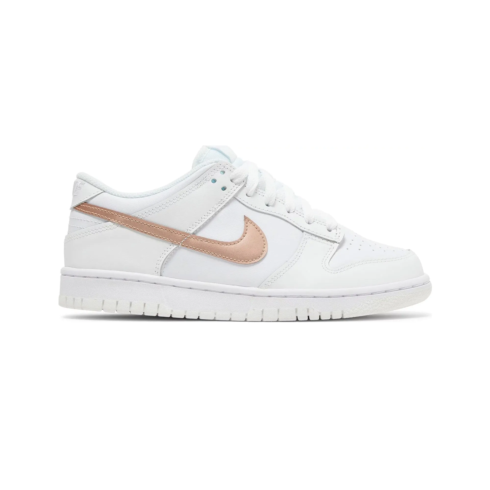 Friction control Dunk Low 'White Pink' GS (2022)