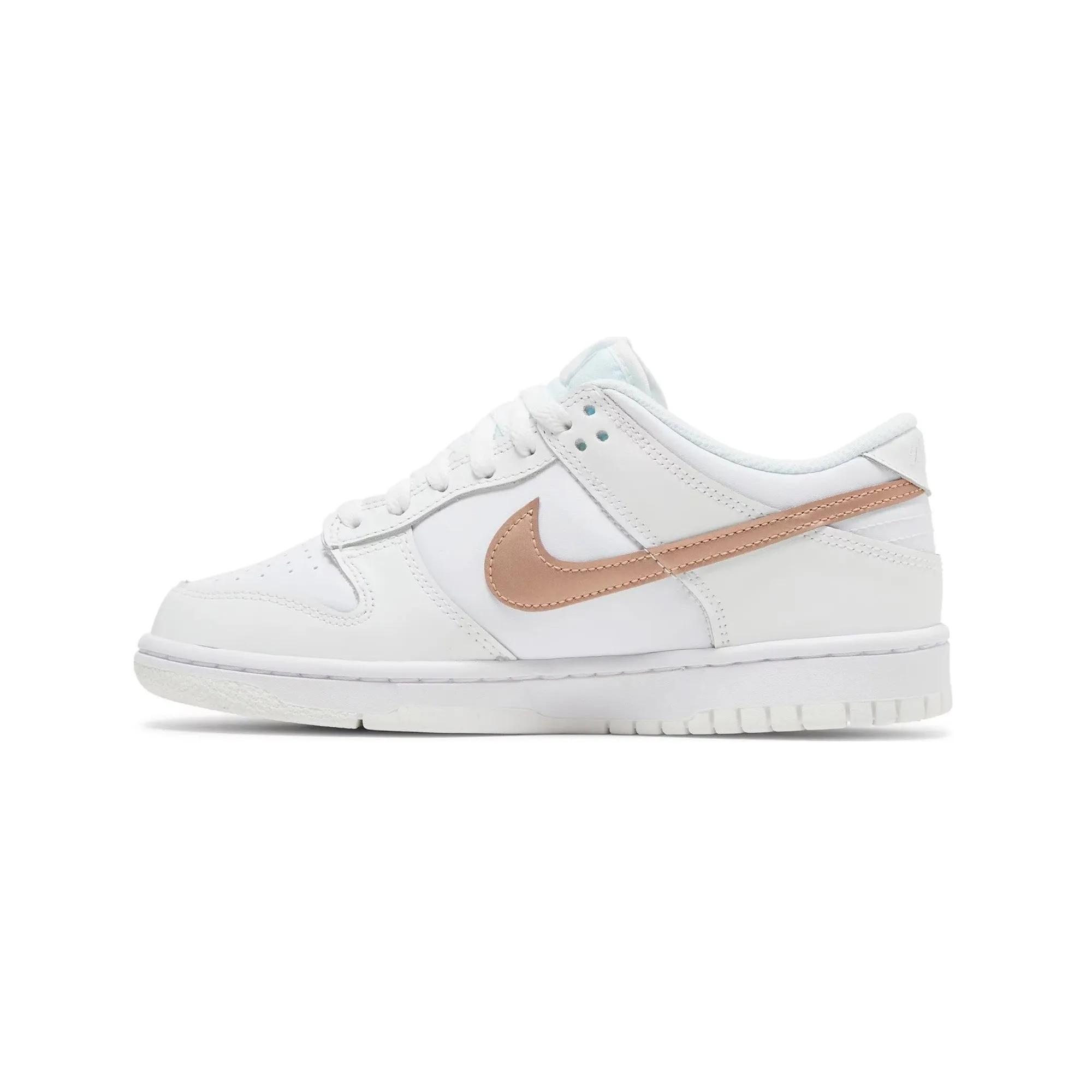 Dunk Low 'White Pink' GS (2022) Zigzag Impact Zone