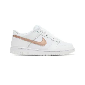 Friction control Dunk Low 'White Pink' GS (2022)