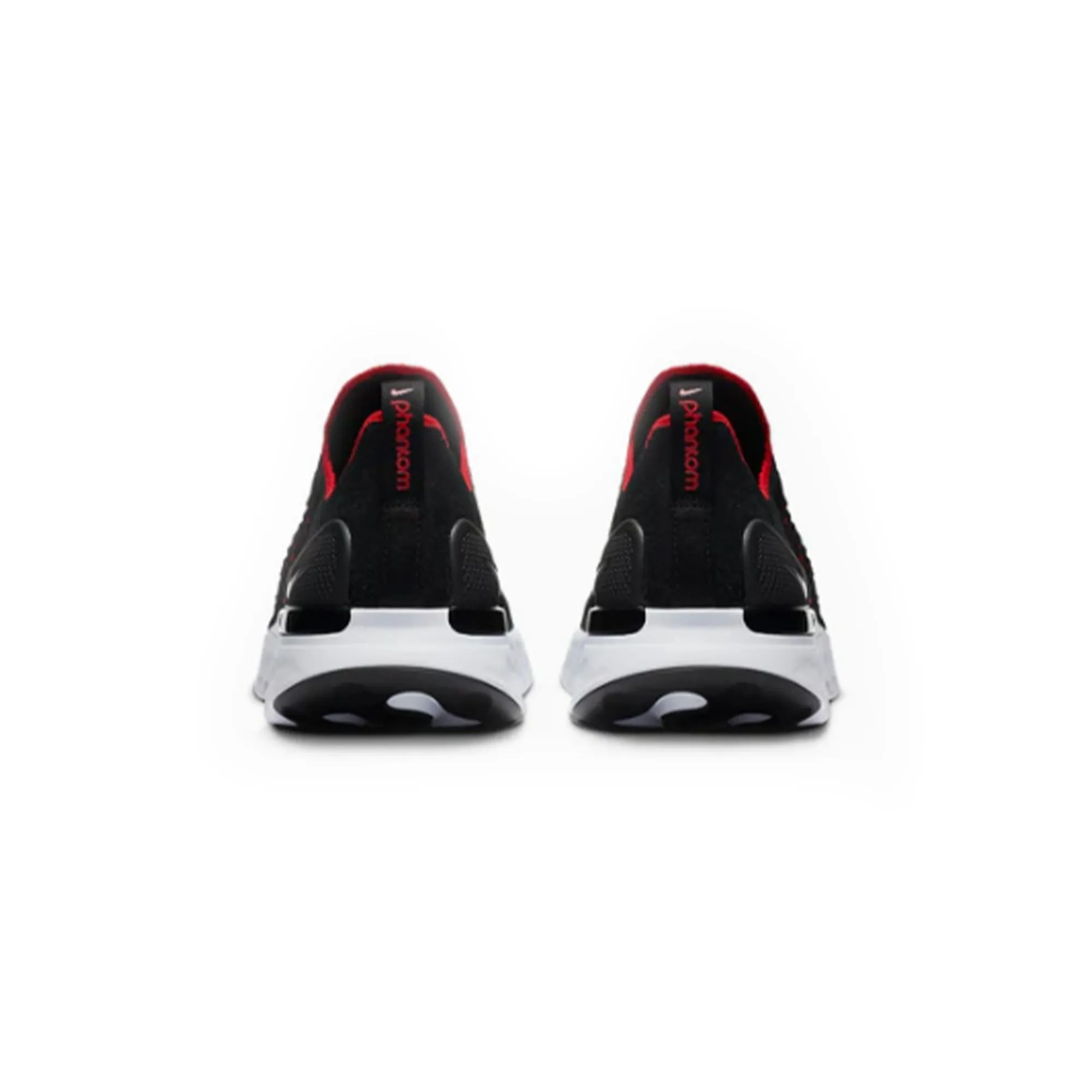 Nike React Phantom Run Flyknit 2 'Black University Red' (2020) No Pressure Thermoregulating Fabric