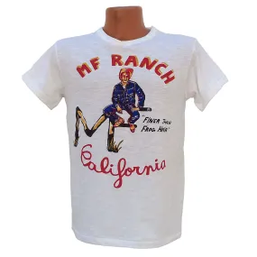 Layered Placket Design Shop Tee "MF Ranch"