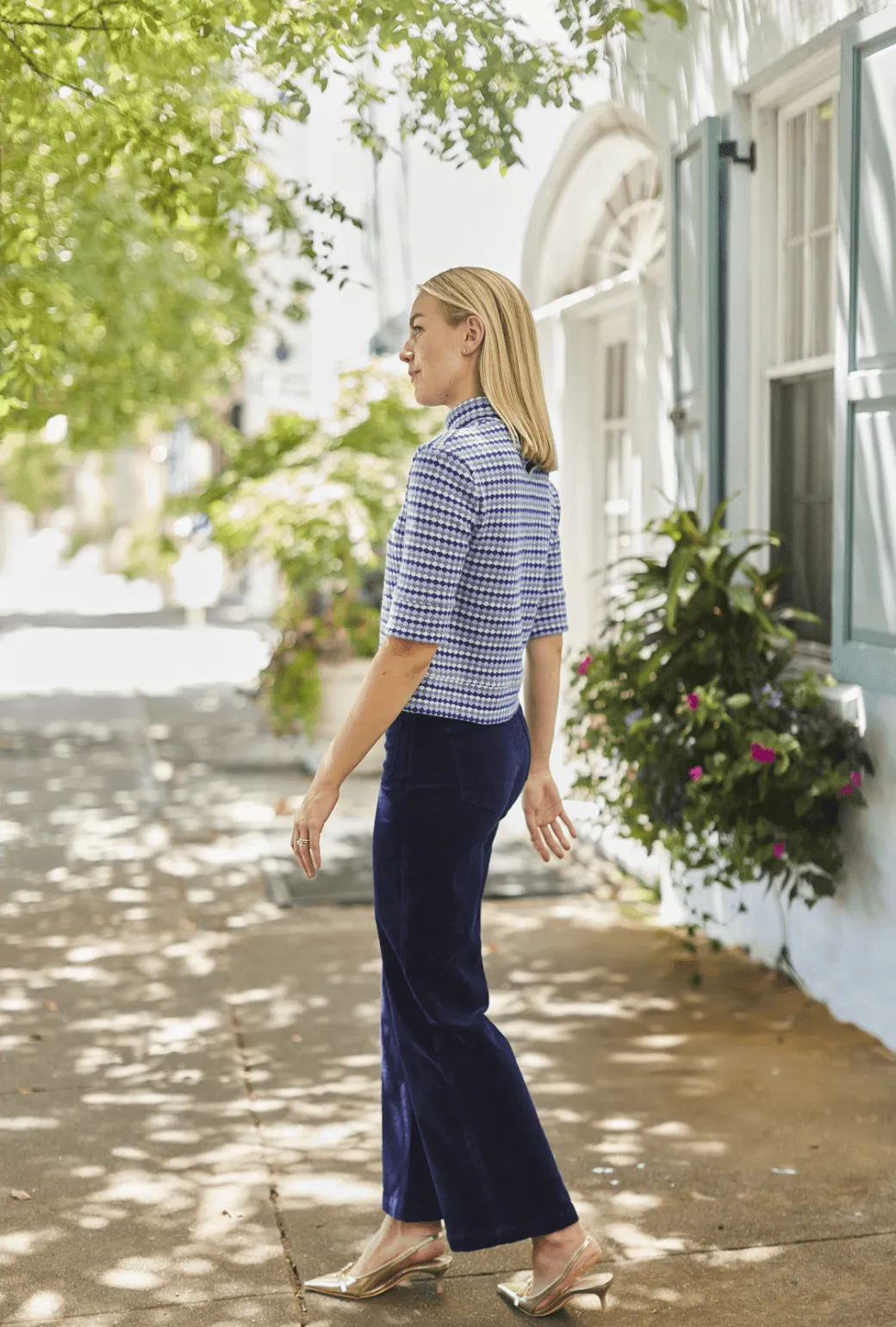 AntiSnagZippers Practical Look High Rise Sailor Cords - Navy