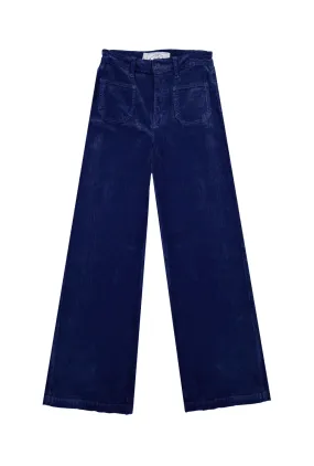 Trendy Design High Rise Sailor Cords - Navy