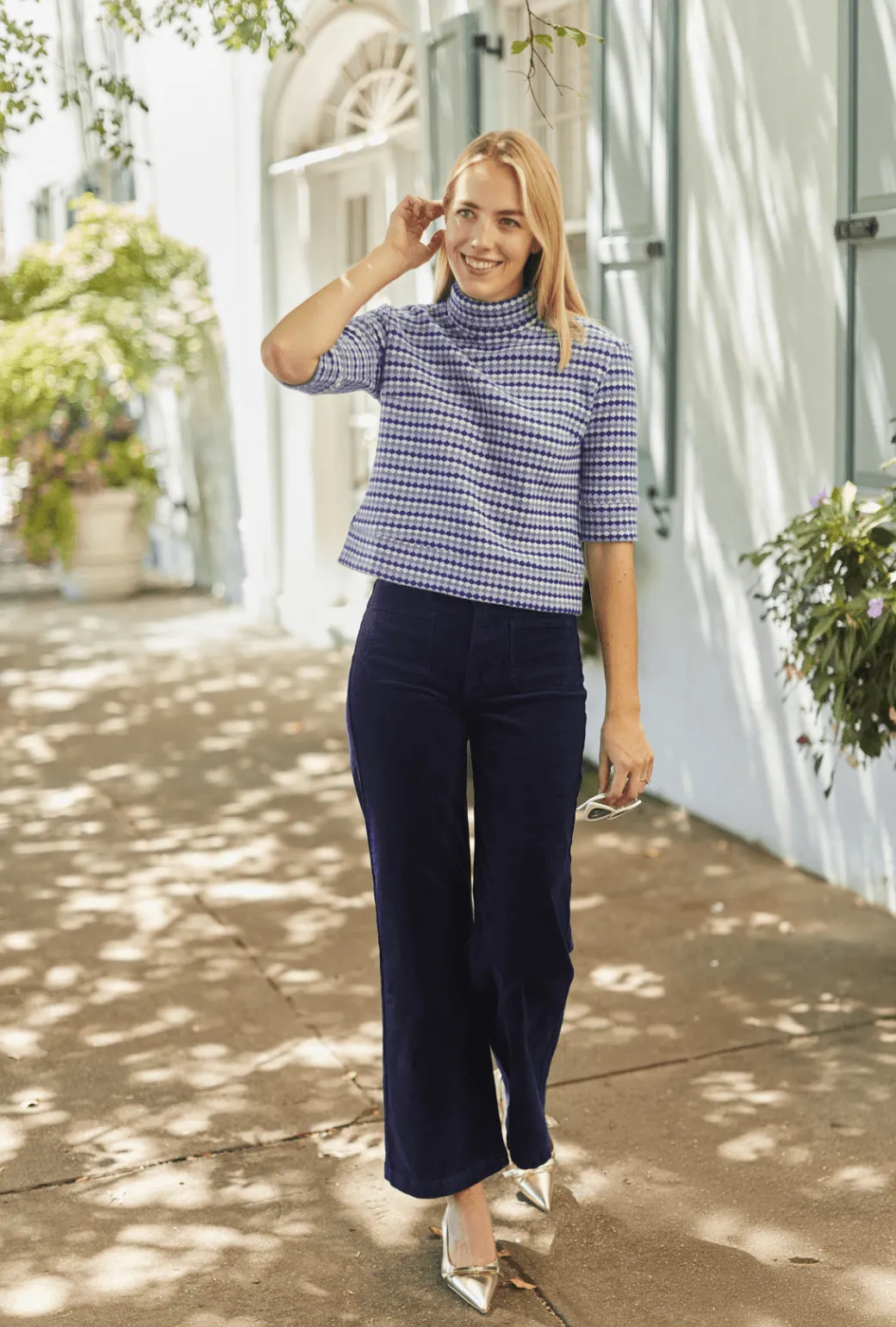 Trail Ready High Rise Sailor Cords - Navy