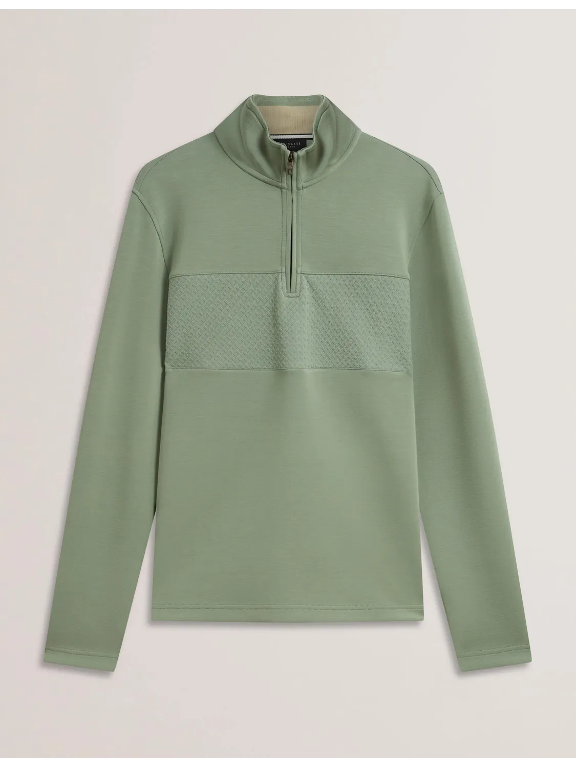 SIMONEA | GREEN Bias Cut Hem Details