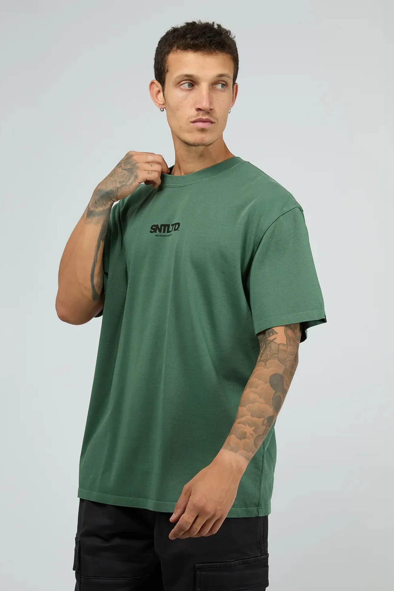 Summer Wardrobe Squared Tee Green