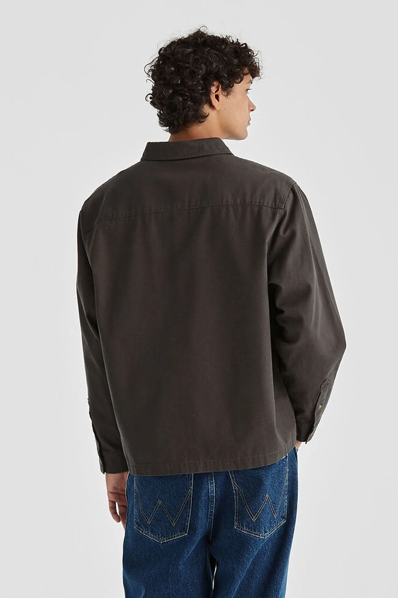 Dylan Long Sleeve Shirt Worn Black UV protection layer