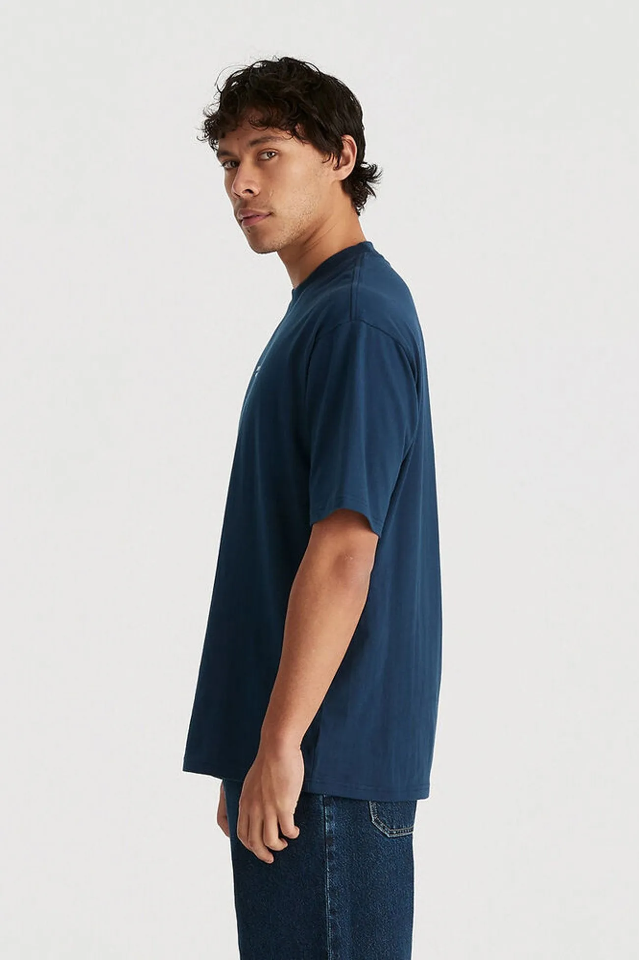 LightweightLayeredFabric Durable Blend Denim Co Baggy Tee Old Navy