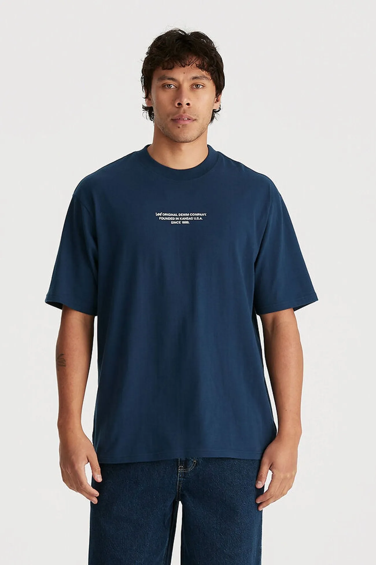 Hypoallergenic Inner Layer Denim Co Baggy Tee Old Navy