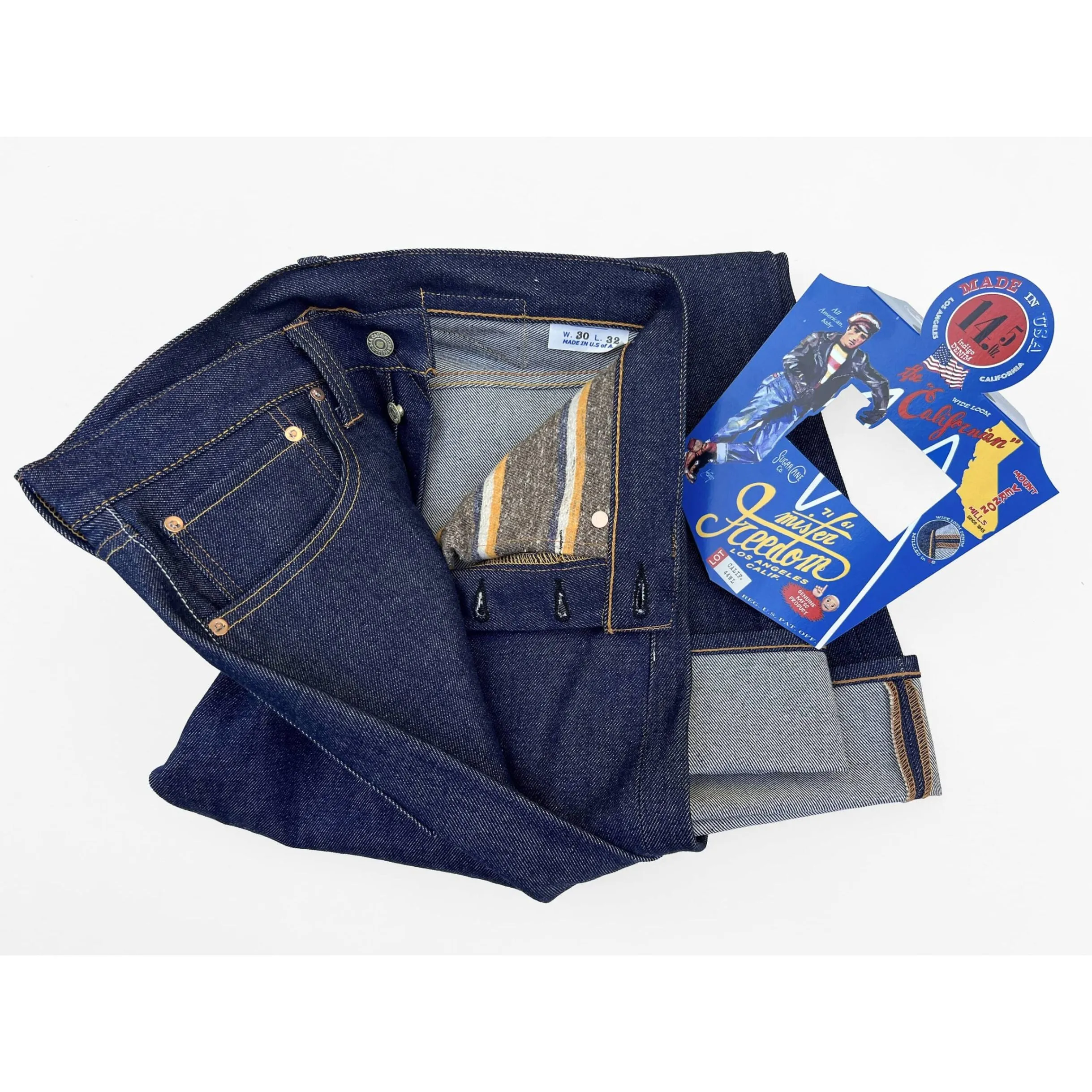 Californian Lot.44WL "Wide Loom" Plain Back ThermalRegulation Timeless Utility