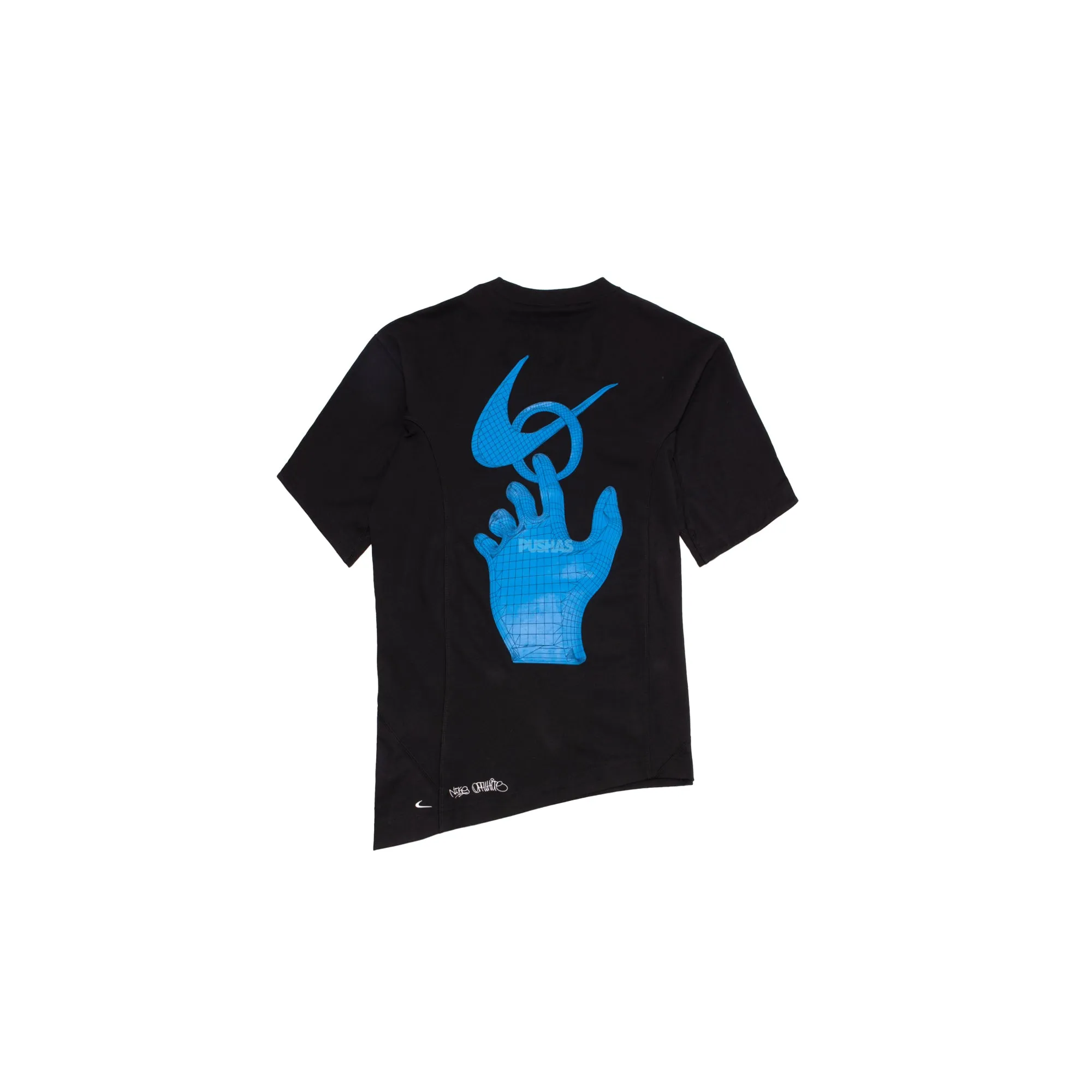 Nike x Off-White T-Shirt 'Black' (2022) Push Forward Basic Fit