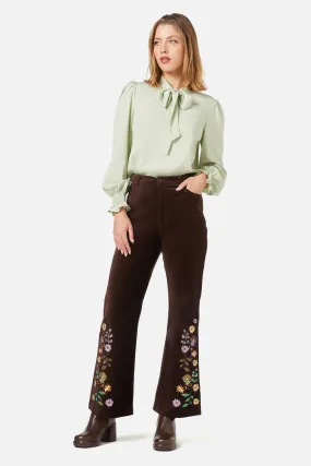 Cindy Velvet Jean Sporty Chic Sport Fit