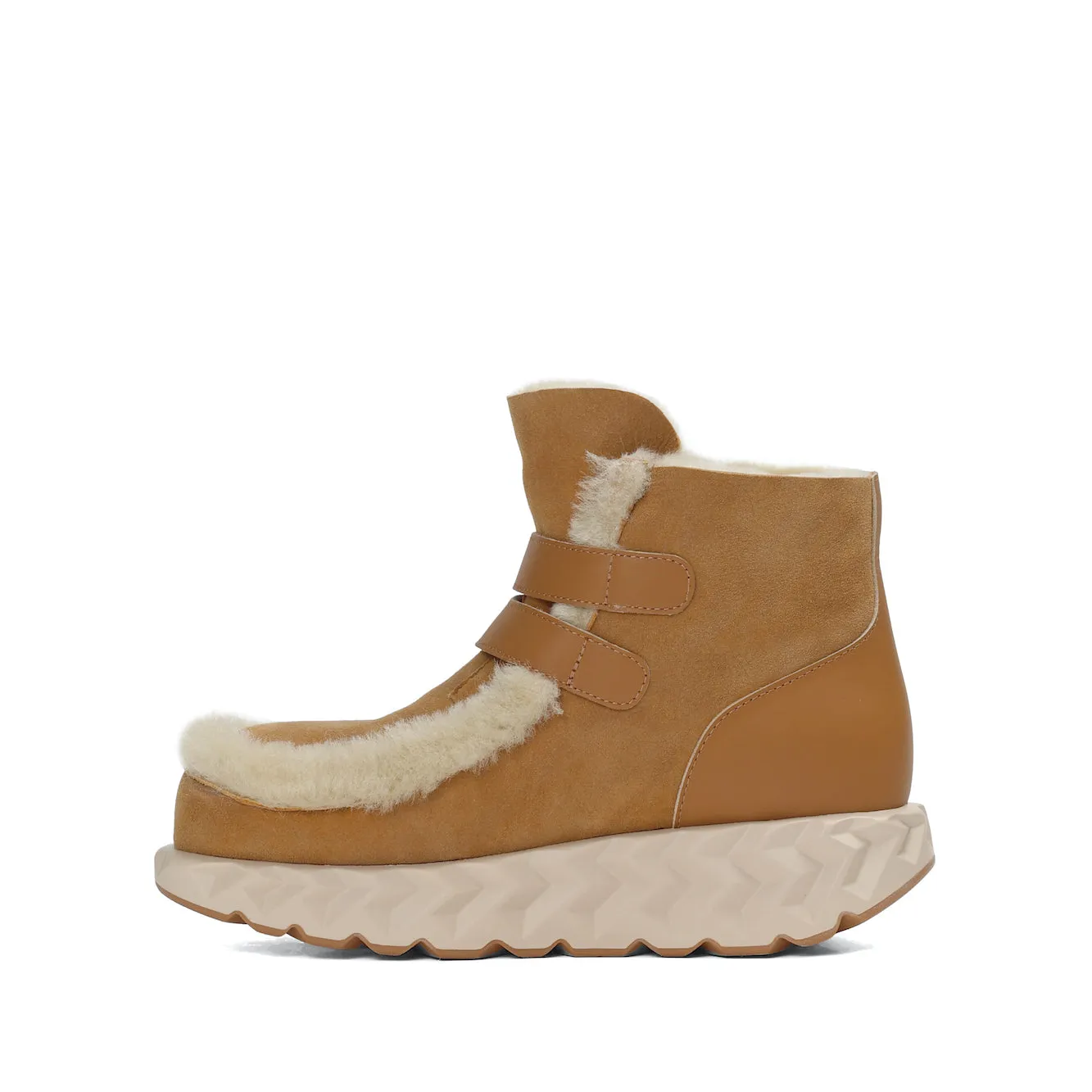 Low Heel Seamless Comfort Morning Walk JABARA MONTI CAMEL