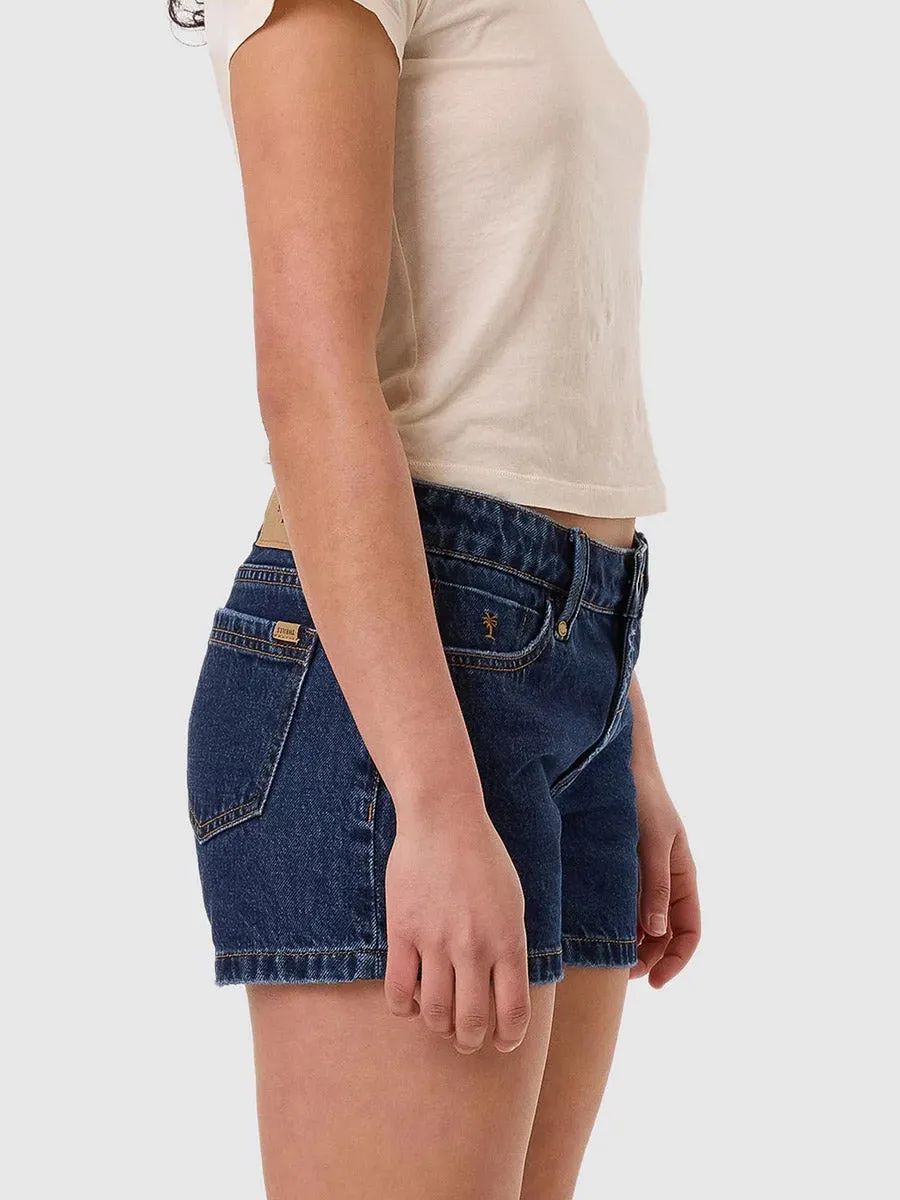 Low Rise Fit DARIA SHORT - RINSED INK