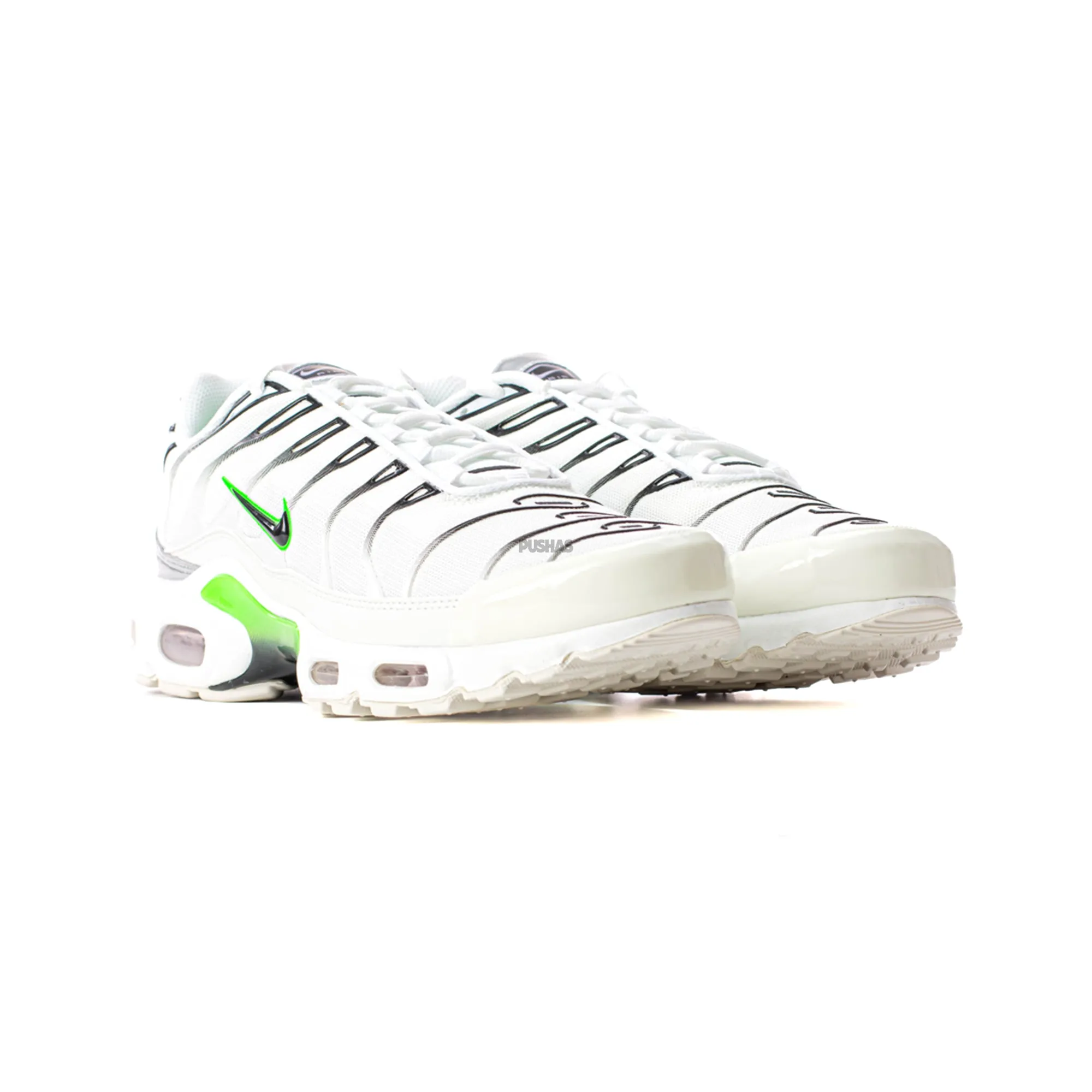 Microfiber Lining Training Friendly Nike Air Max TN Plus 'White Strike Green' Women's (2021)