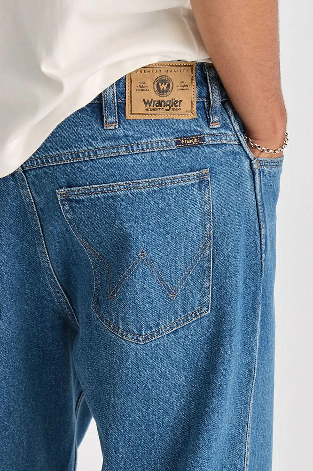 Effortless Fit Quick Dry Fit Easy Straight Jean Rising Indigo