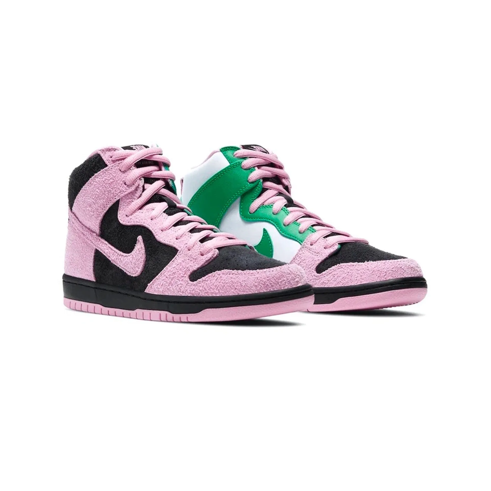 Adaptive cushioning Slim Form Nike SB Dunk High 'Invert Celtics' (2020)