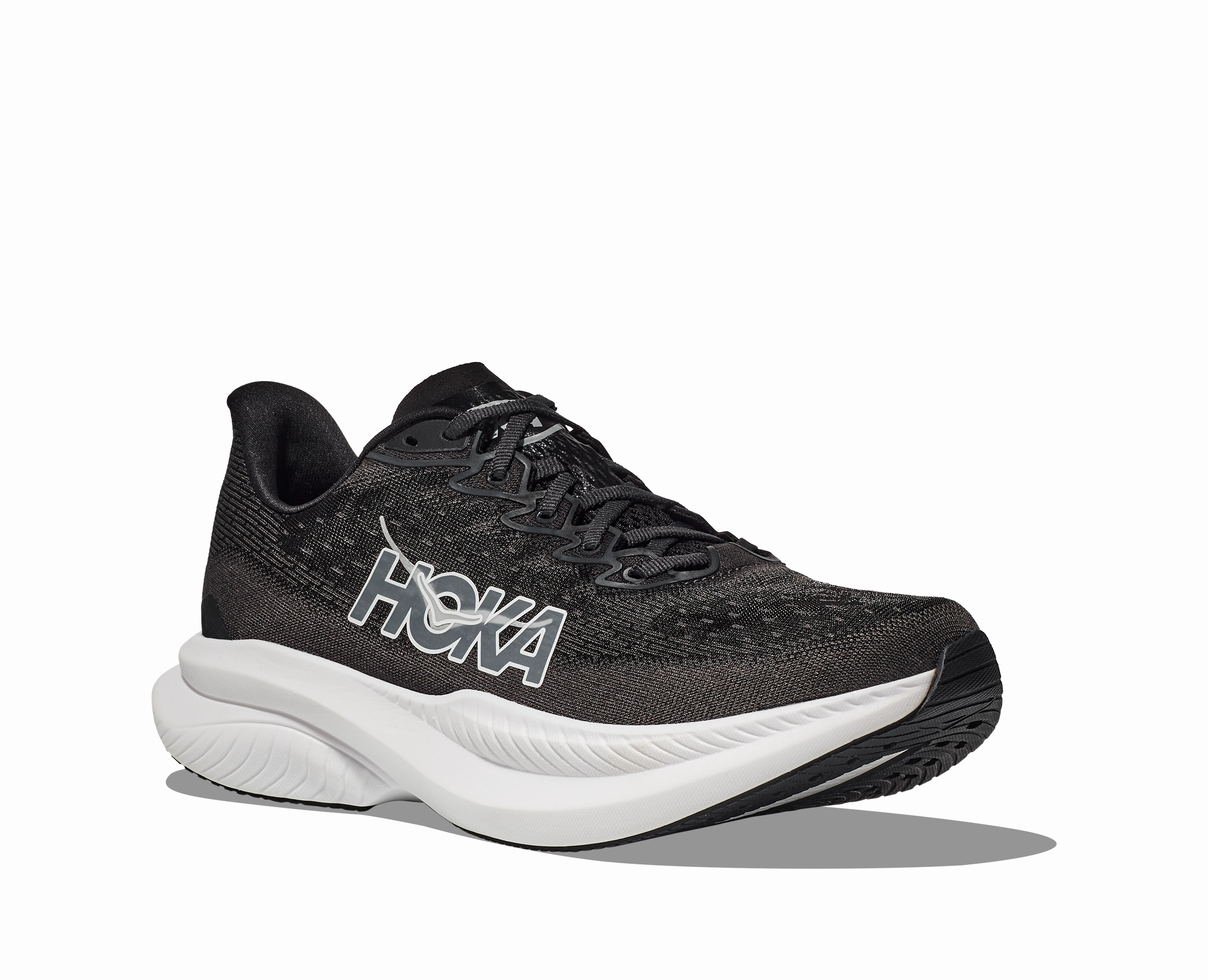 HOKA MACH 6 MEN'S natural leather shoe quality running in a mud pot area shoes