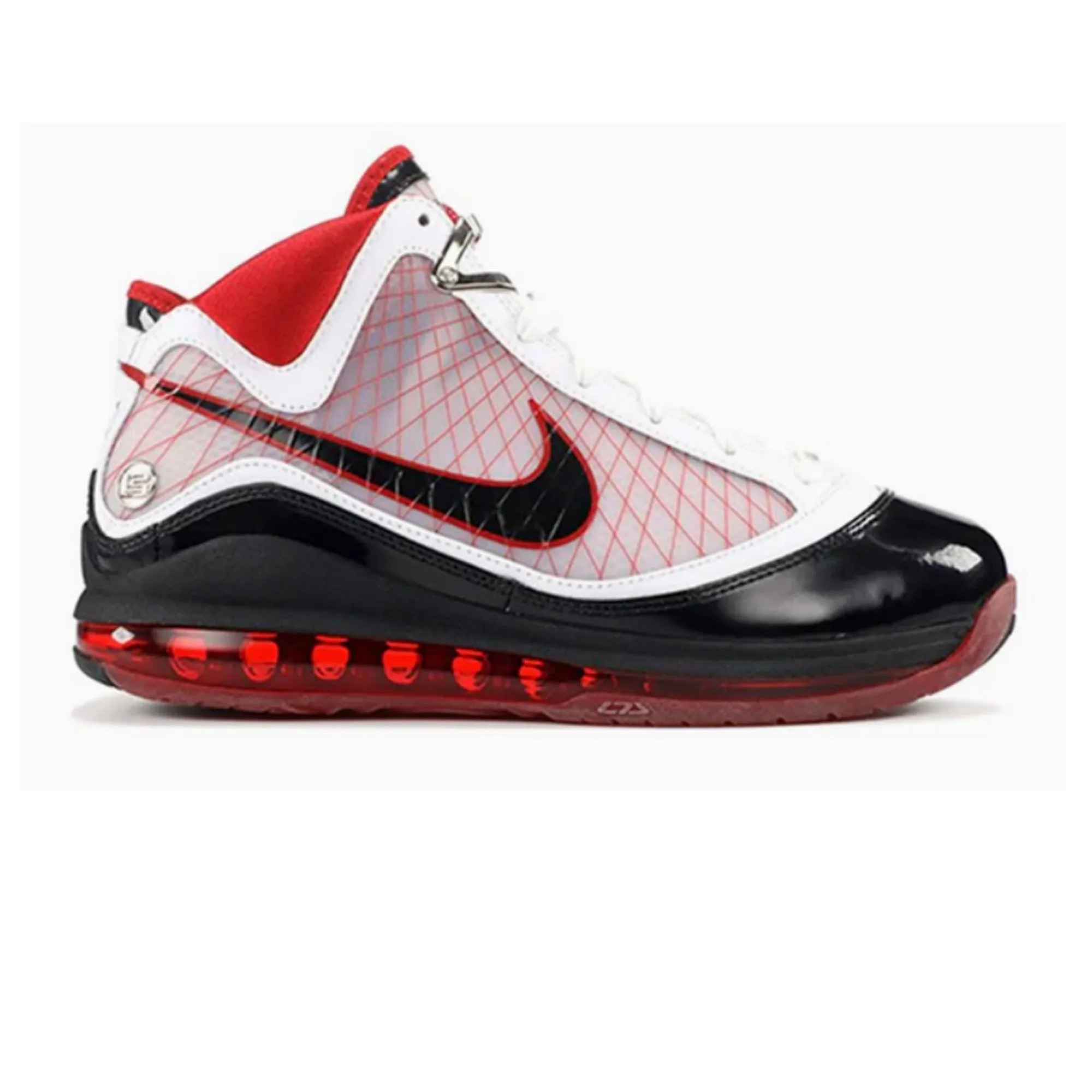 Balanced Stack Height Nike LeBron 7 'White/Black-Varsity Red' (2009)