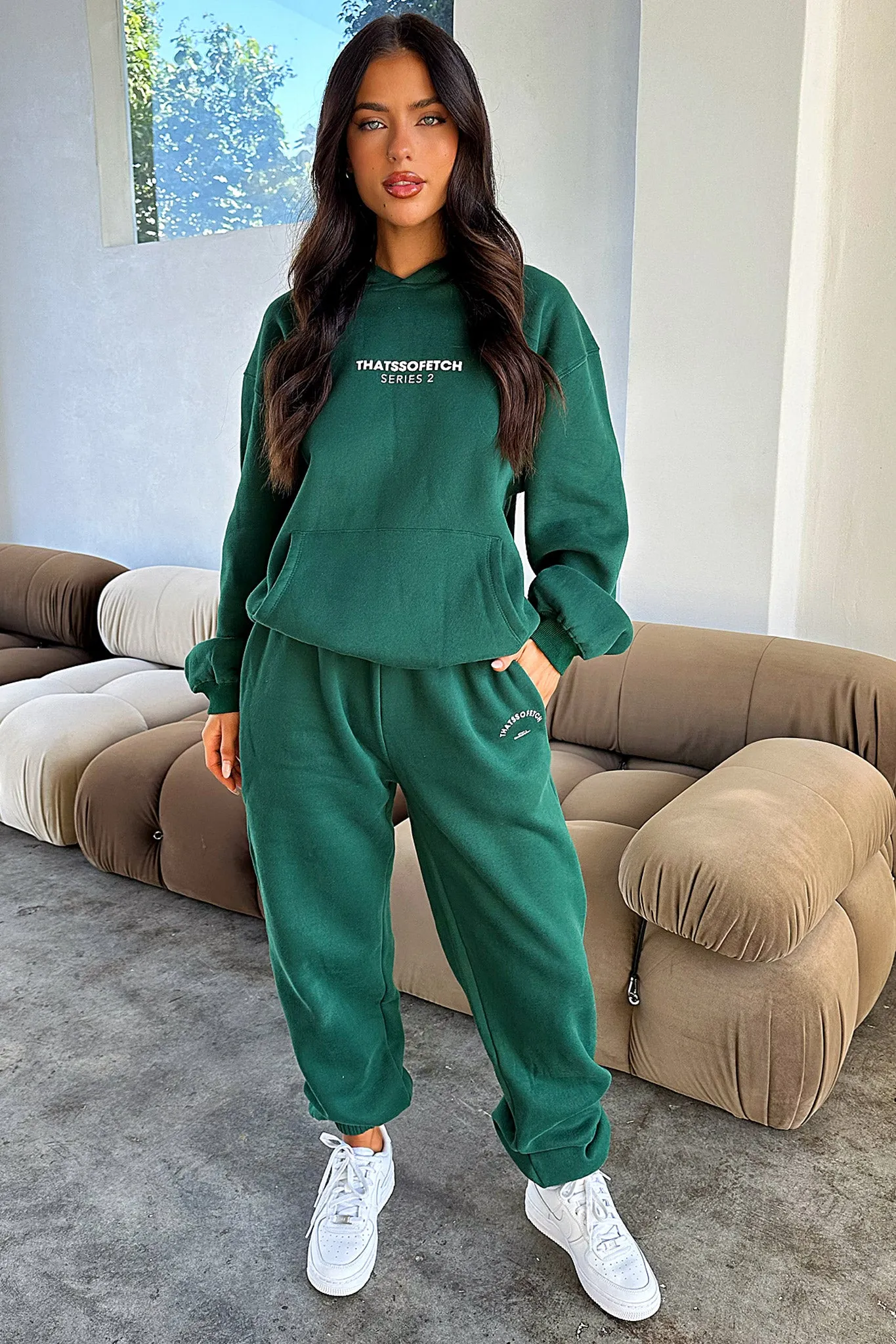 Eco Friendly Dye Process Performance Support Series 2 Sweatpants - Emerald Green