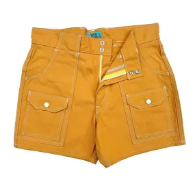 Manureva Deck Shorts "Cooper Ed." - Orange Eco-friendly formal shorts