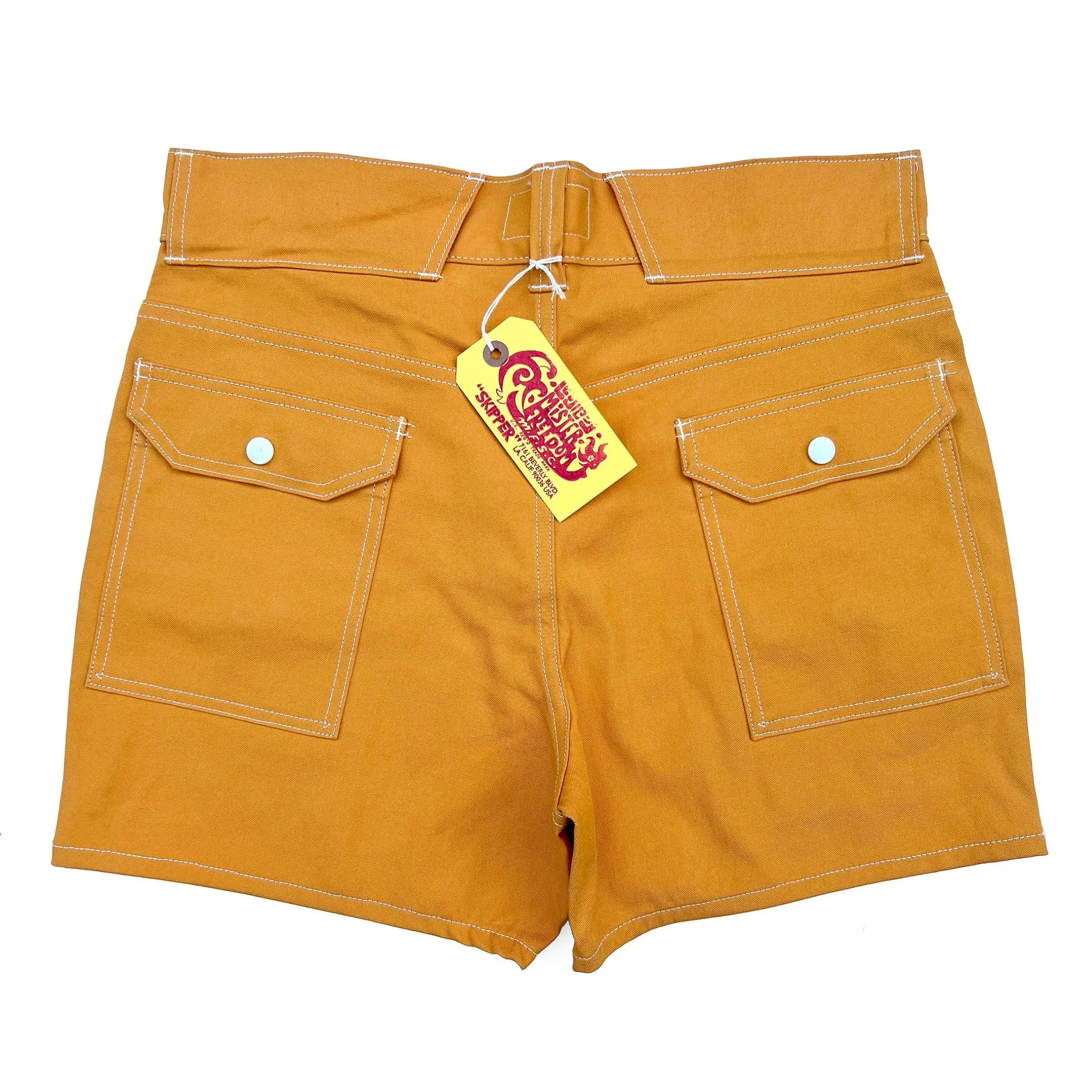 Manureva Deck Shorts "Cooper Ed." - Orange surf wear Durable Material