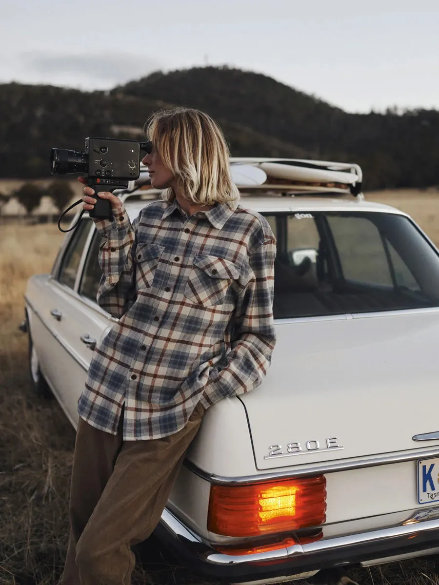 AllPurpose Design DoubleLayered KATIN SIERRA FLANNEL - DUSTY BLUE