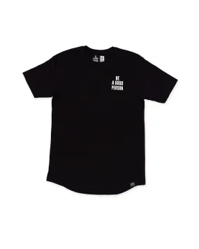 Signature Lightweight Scallop T-Shirt - Black SoftTouchFinish