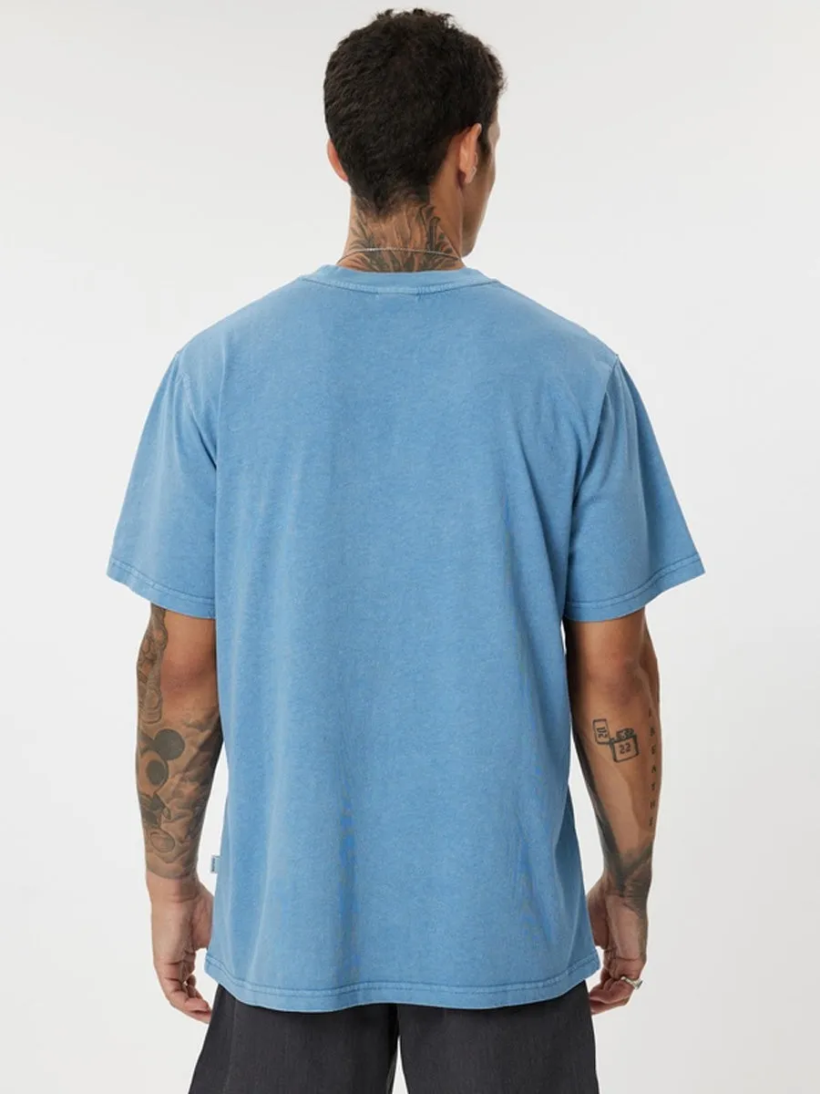 RHYTHM SUN BEAMS VINTAGE SHORT-SLEEVE T-SHIRT - DUSK All Season Wear Fabric ConvertibleCollar