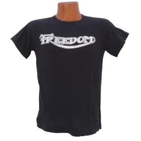 Casual Tank Shop Tee "Freedom" Black