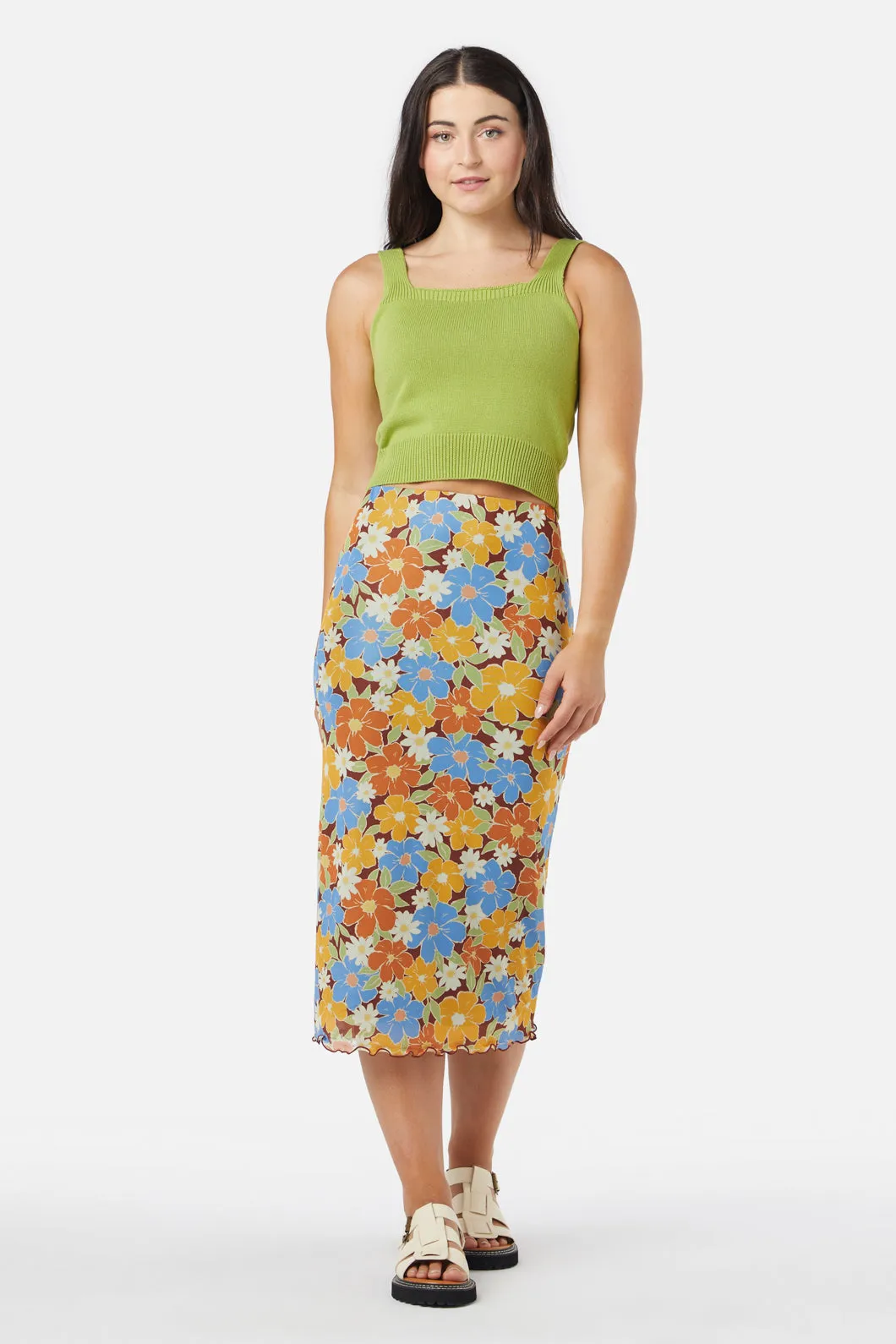 Edie Mesh Skirt SturdyBeltLoops