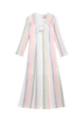 Perfect Waistband Deco Dress Maxi - Lake Stripe